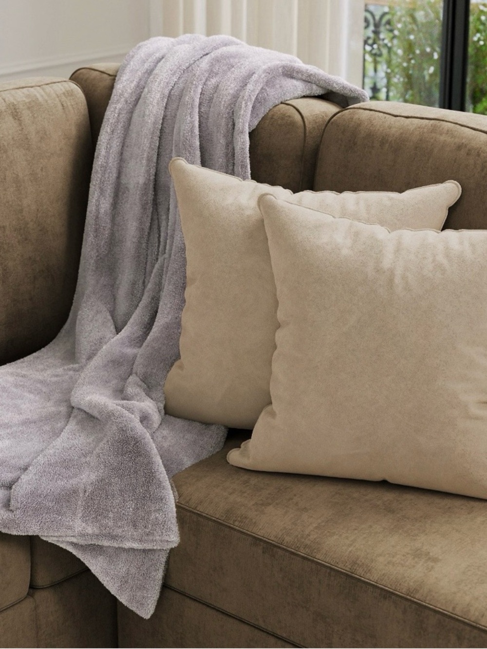 Lovesac Plush FootSac - Soft Cozy Home Throw